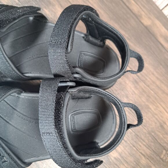Teva Tirra All Black Strappy Slingback Hiking Sandals Women's Size 5 (New w/Box) - Picture 7 of 10